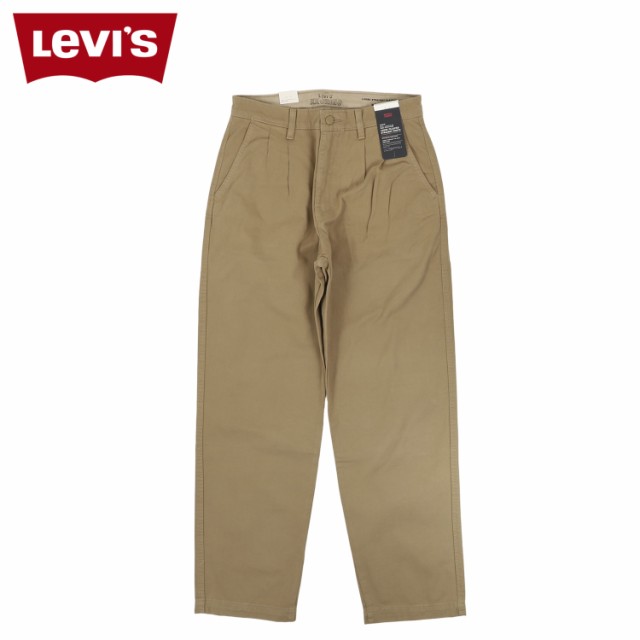 リーバイス LEVI'S チノパン ワークパンツ プリーツパンツ メンズ ルーズ ストレート プリーツ XX CHINO BRITISH ブラウン A9211-0006ジーンズ・デニムパンツ