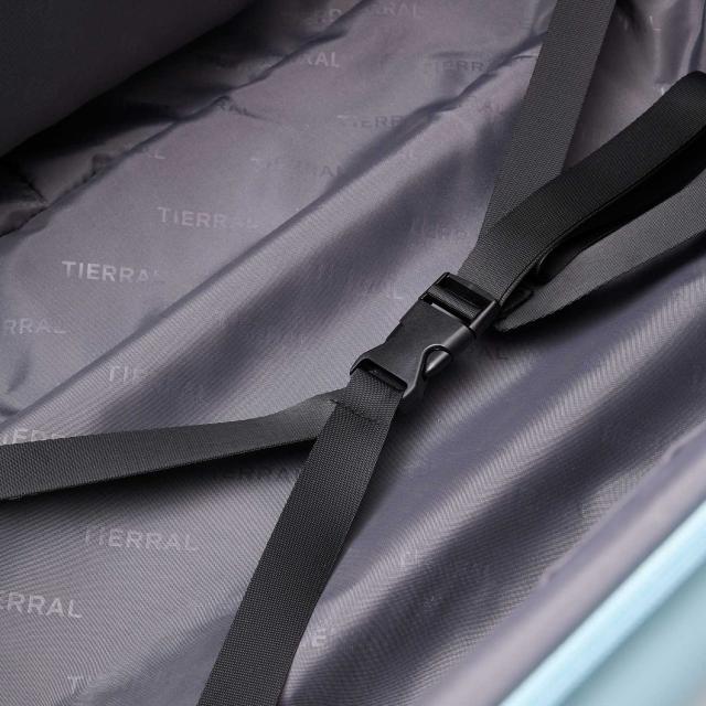ティエラル TIERRAL スーツケース キャリーバッグ メンズ レディース S+サイズ 50-60L フロントオープンの通販は