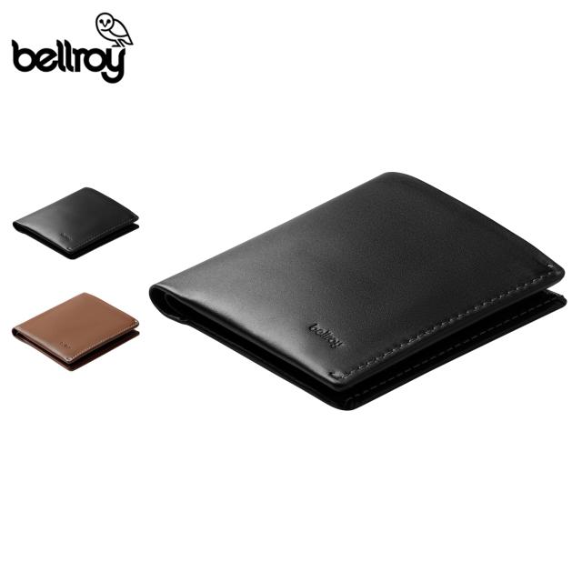 ベルロイ Bellroy 財布 二つ折り メンズ レディース 革 NOTE SLEEVE RFID ブラック ブラウン 黒