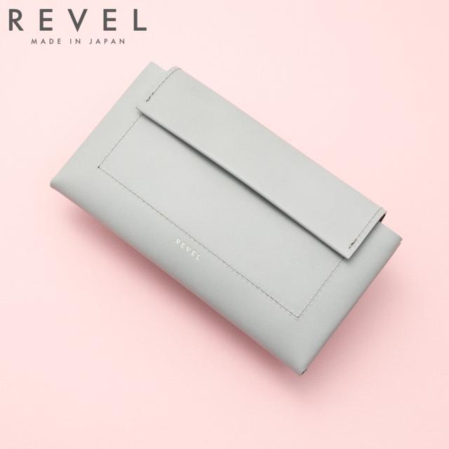 レヴェル REVEL 財布 長財布 メンズ レディース 本革 薄型 LONG WALLET ホワイト 白 R604