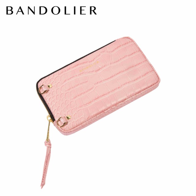 BANDOLIER バンドリヤー ポーチ スマホ 携帯 エキスパンデッド メンズ レディース EXPANDED POUCH CROC PINK ピンク 21GRA