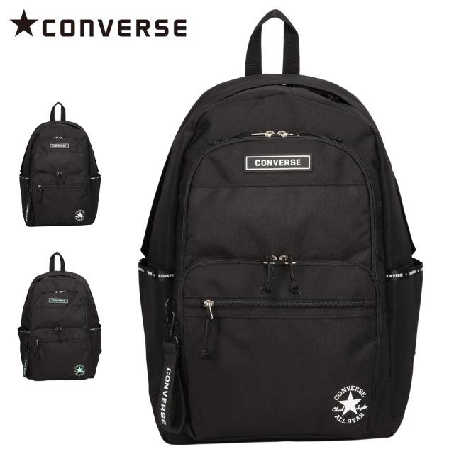 コンバース CONVERSE リュック バッグ バックパック メンズ レディース 30L A4 B4 大容量 軽量 撥水 ブラック 黒 241264