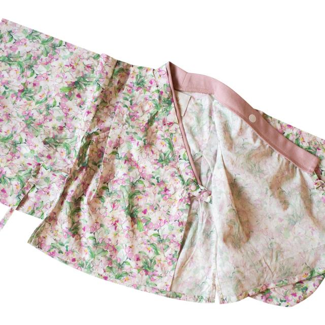 mocmof モクモフ 袴 ベビー服 ベビー兜 2点セット 和服 おめかし袴 キャップ 帽子 ベビー キッズ 男の子 女の子 赤ちゃん こども 子供_6