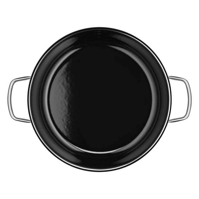 WMF ヴェーエムエフ 鍋 両手鍋 フュージョンテック ミネラル ロースター 28cm IH対応 ホーロー LOW CASSEROLE グレー ワインレッド_5