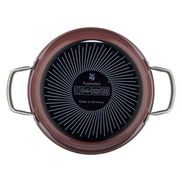 WMF ヴェーエムエフ 鍋 両手鍋 フュージョンテック ミネラル ロースター 28cm IH対応 ホーロー LOW CASSEROLE グレー ワインレッド_8