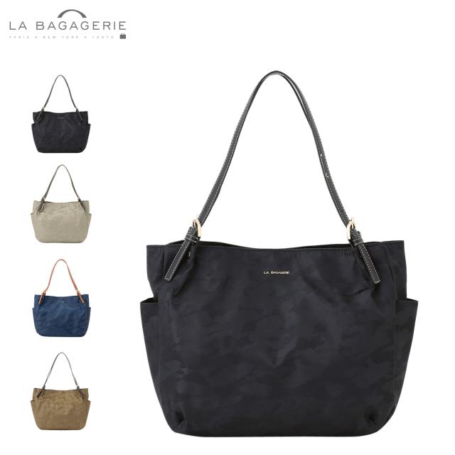 ラ バガジェリー LA BAGAGERIE バッグ トートバッグ レディース A4 撥水 軽量 斜めがけ ファスナー付き B0064-04