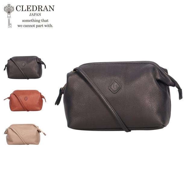 CLEDRAN クレドラン バッグ ショルダーバッグ レディース 本革 牛革 日本製 斜めがけ 軽量 コンパクト CL3542