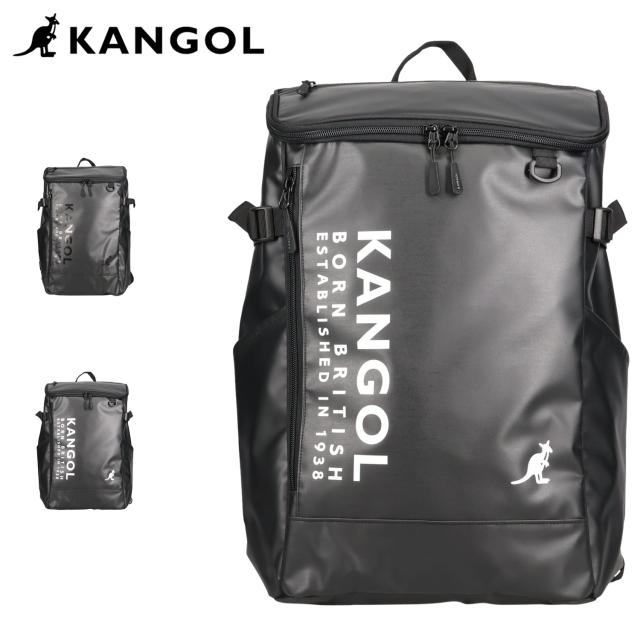 カンゴール KANGOL リュック バッグ バックパック メンズ レディース 33L A4 B4 大容量 ボックス型 ブラック 黒 250-1570