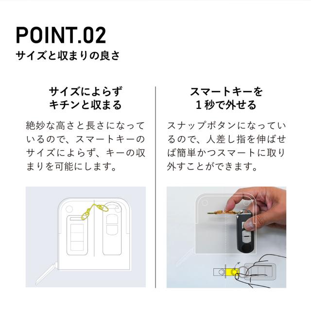 SMART MOVE! スマートムーブ スマートキーケース 財布 ミニ財布 2個収納 メンズ レディース ラウンドファスナー 本革 SHRINK type2 MC100_5
