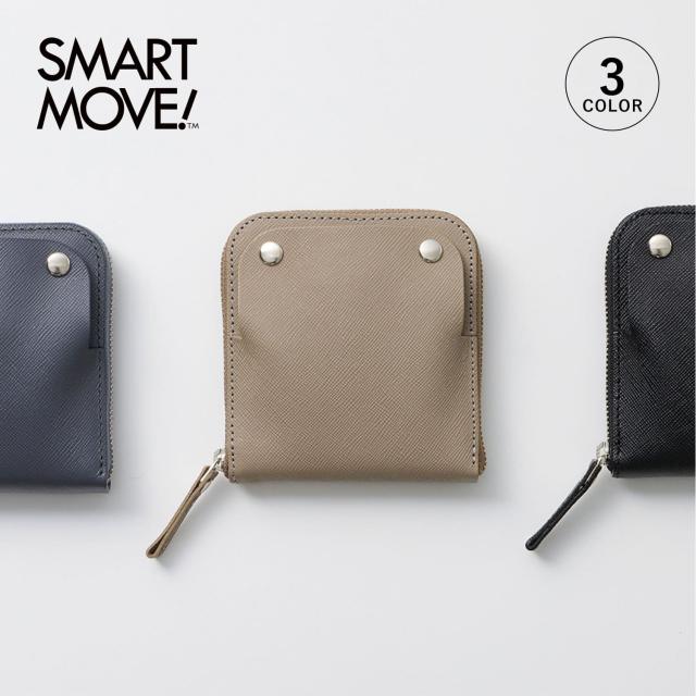 SMART MOVE! スマートムーブ スマートキーケース 財布 ミニ財布 2個収納 メンズ レディース ラウンドファスナー 本革 EMBOSS type1 MV100の通販は 12,375円