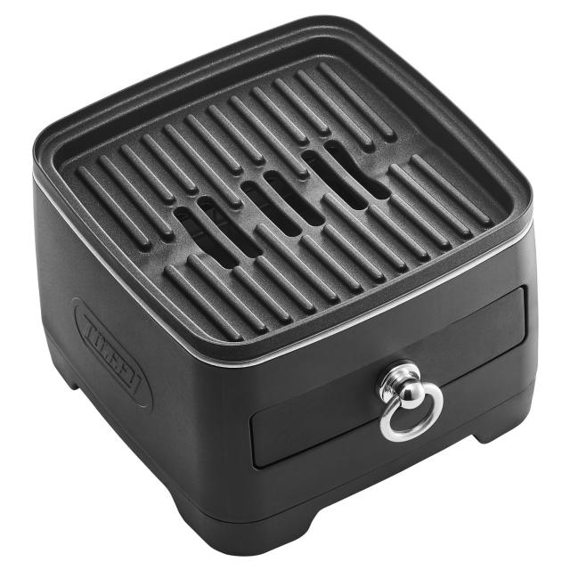 特典付き Toffy トフィー ホットスキレット 電気スキレット 1.2L 電動 フタ付き 角型 深型 直火対応 ブラック 黒 K-SK1