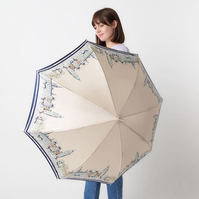 アクアスキュータム AQUASCUTUM 長傘 雨傘 レディース 60cm 軽量 UVカット 遮熱 紫外線対策 1AQ 11066-66_4
