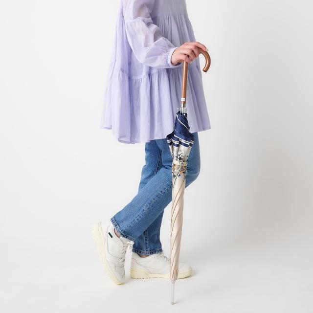 アクアスキュータム AQUASCUTUM 長傘 雨傘 レディース 60cm 軽量 UVカット 遮熱 紫外線対策 1AQ 11066-66_5