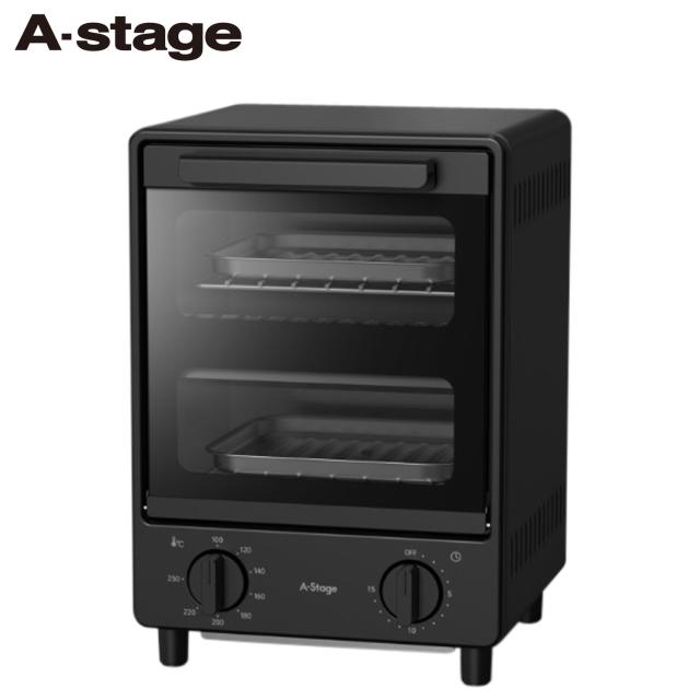 A-Stage エーステージ トースター 縦型 2枚焼き パン焼き器 温度調節 タイマー コンパクト レシピ付き 調理器具 爆速 OT01A
