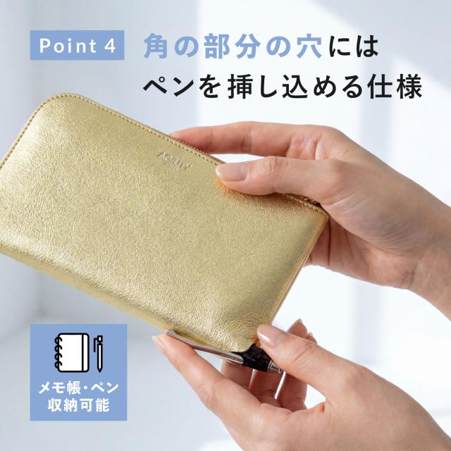 アジリティ AGILITY 財布 長財布 ショルダーベルト 2点セット ショルダーストラップ メンズ レディース 本革 日本製 1600 2513_8
