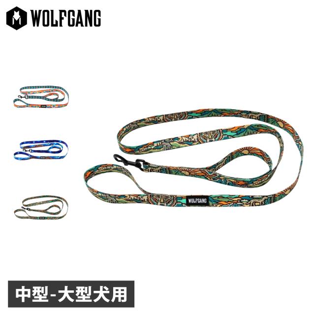 ウルフギャング WOLFGANG リード 犬 中型犬 大型犬 リアクト デュアルハンドル 丈夫 引っ張り防止 LEASH WL-203