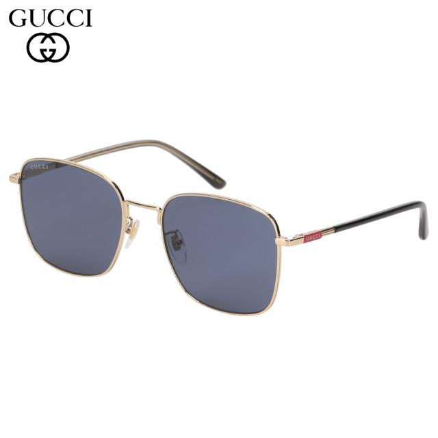 グッチ GUCCI サングラス メンズ レディース UVカット 紫外線対策 ゴールド GG1350S