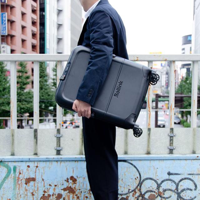 Rollink ローリンク スーツケース キャリーケース フレックスライト 40L 大容量 軽量 機内持ち込み対応 TSAロック 折り畳み 4輪_2