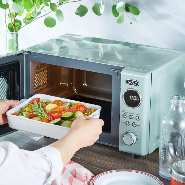 特典付き Toffy トフィー 電子レンジ 調理器 フラット テーブル 16L 横