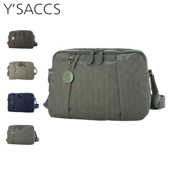 イザック Y’SACCS バッグ ショルダーバッグ ポシェット レディース A5 撥水 軽量 スクエア 斜めがけ POLKA DOTS Y71-03-18