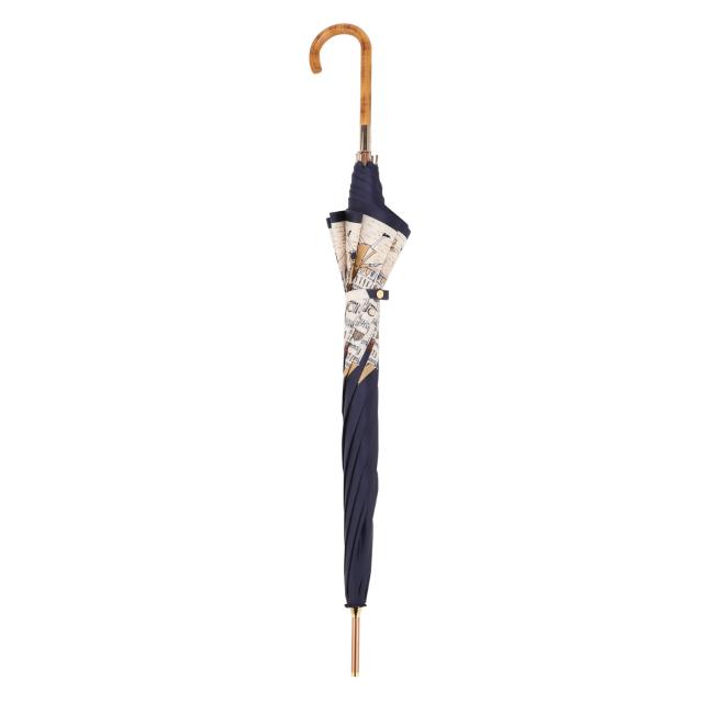 ダックス DAKS 長傘 雨傘 レディース 60cm 軽量 日本製 ブラック ネイビー ベージュ レッド 黒 21-125-11109-00_2