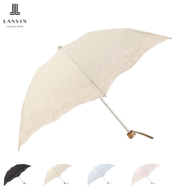 ランバン コレクション LANVIN COLLECTION 折りたたみ傘 3段 雨傘 日傘 T/C 50cm UVカット 12093-02 9,117円