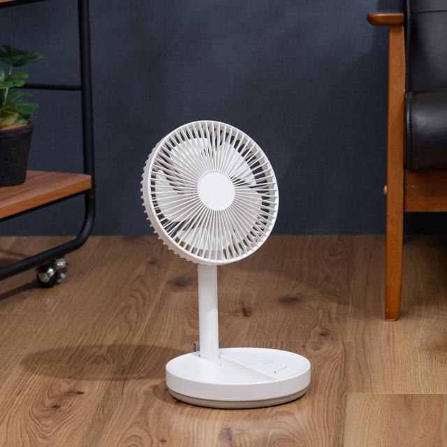ライフオンプロダクツ Life on Products 扇風機 DCモーター 左右首振り 風量3段階 熱中症対策 折りたたみ 高さ調節可能 LCAF031_7