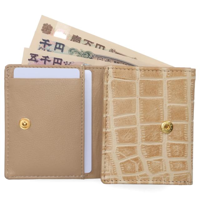◇GOLD PFEIL ゴールドファイル◇ コンパクト折り財布 がま口 小銭入れ