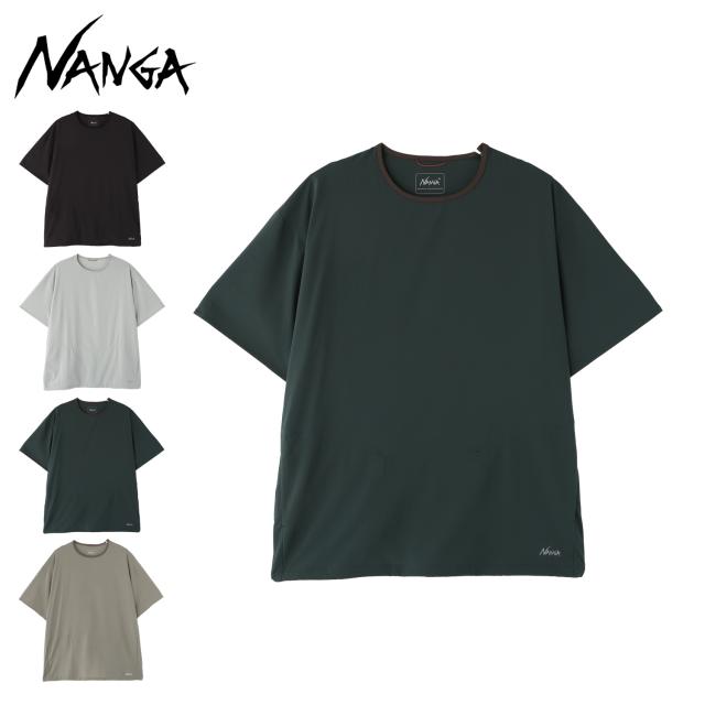 NANGA ナンガ Tシャツ 半袖Tシャツ メンズ 軽量 PLC EXCURSION TEE ブラック グレー グリーン カーキ 黒 N2500-1P403A
