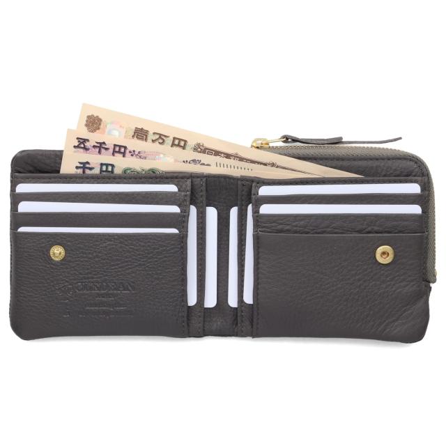 【クーポンNG】 CLEDRAN クレドラン 財布 二つ折り財布 メンズ レディース 本革 軽量 コンパクト HALLE WALLET CL-3844_5