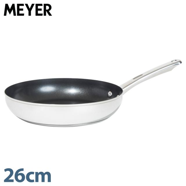 マイヤー MEYER フライパン はやりっ子料理人4 26糎 IH 屁っ放り相応う ステンレス鋼 STAR CHEF4 しろがね色 MSC4-P26