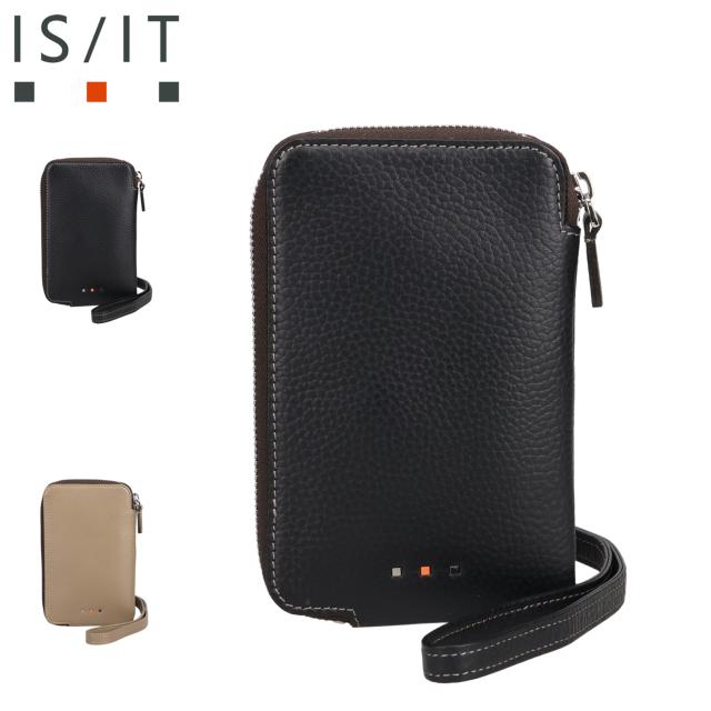 IS/IT イズイット バッグ スマホショルダーバッグ 小物入れ ボーノ メンズ レディース 牛革 本革 軽量 972114