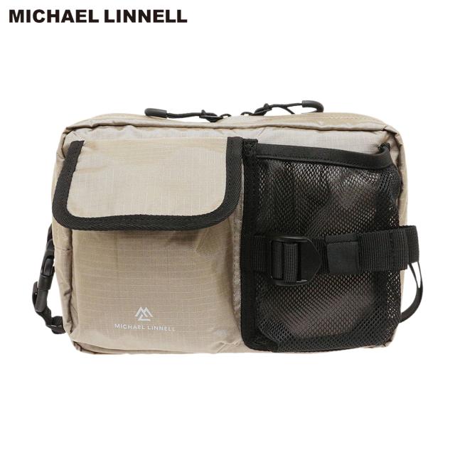 マイケルリンネル MICHAEL LINNELL バッグ ショルダーバッグ メンズ レディース 4L 軽量 撥水 斜めがけ ベージュ MLRT-07