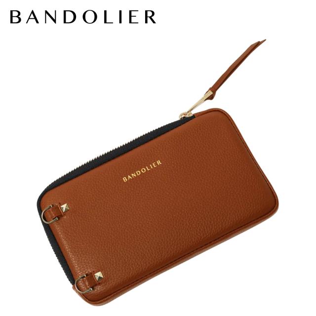BANDOLIER バンドリヤー ポーチ 小物入れ スマホ エクスパンデッド コニャック ポーチ 21GRA