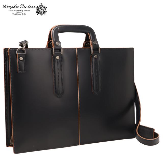 COMPLEX GARDENS コンプレックスガーデンズ バッグ ブリーフケース ビジネスバッグ メンズ A4 本革 牛革 3703