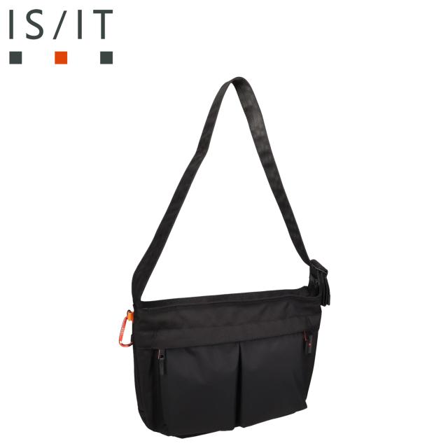 IS/IT イズイット ショルダーバッグ メンズ レディース 斜めがけ 大人 軽量 ナイロン X-pac ブラック 黒 994101