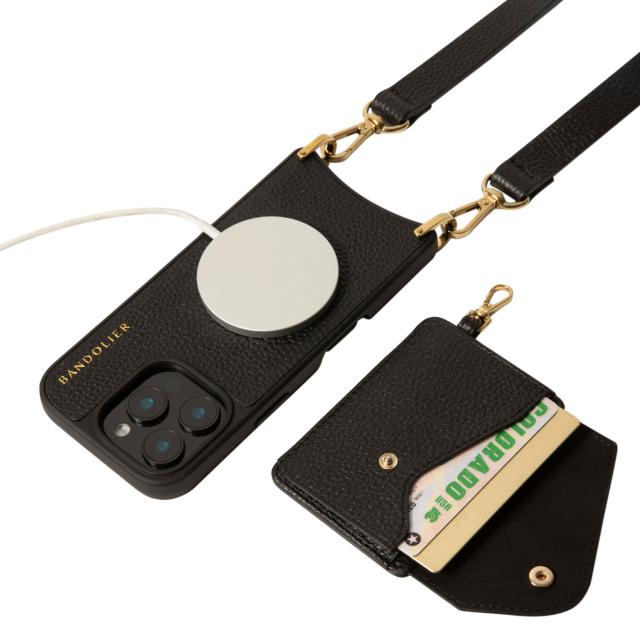 BANDOLIER バンドリヤー スマホショルダー iphone15 スマホケース アイフォン レミ マグネット ゴールド メンズ レディース 12REM_1