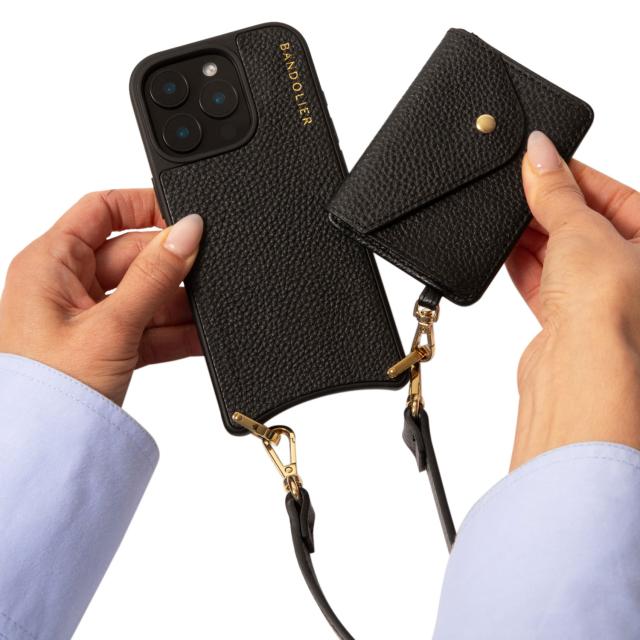 BANDOLIER バンドリヤー スマホショルダー iphone15 スマホケース アイフォン レミ マグネット ゴールド メンズ レディース 12REM_2