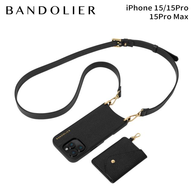 BANDOLIER バンドリヤー スマホショルダー iphone15 スマホケース アイフォン レミ マグネット ゴールド メンズ レディース 12REM