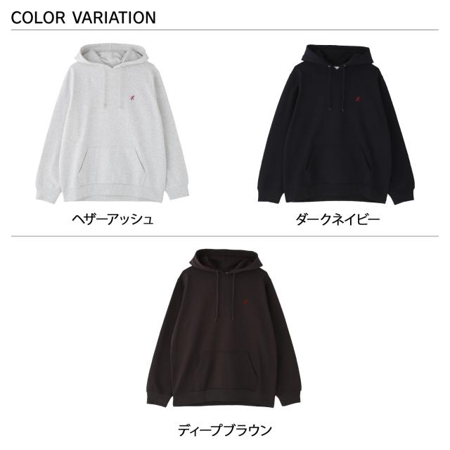 Gramicci グラミチ パーカー プルオーバー ワンポイント フーデッド スウェットシャツ メンズ レディース 長袖 裏起毛 G309-FT_1