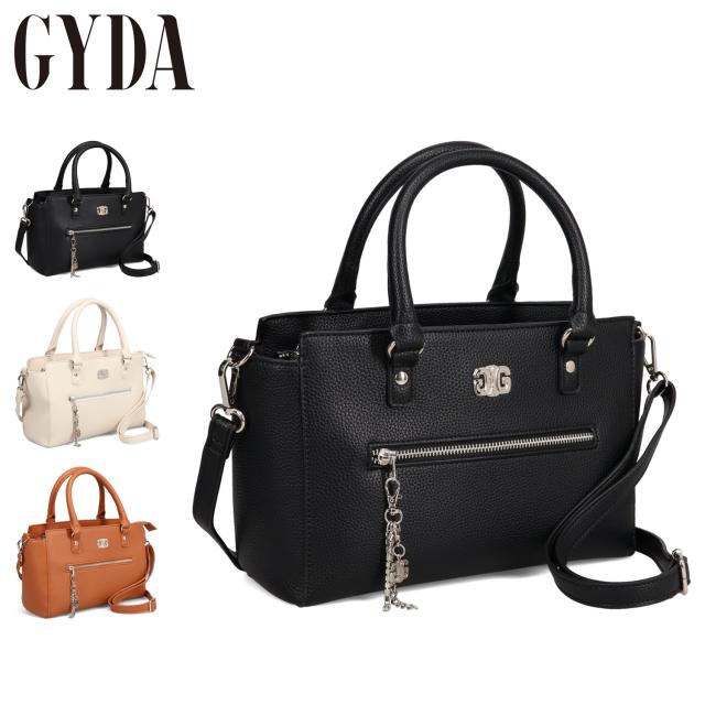 GYDA ジェイダ バッグ ハンドバッグ レディース ブラック アイボリー ブラウン 黒 GY-B345