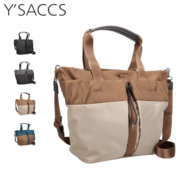 イザック Y’SACCS バッグ トートバッグ レディース 2WAY 軽量 ドローストリング コンビカラー 20-052-03