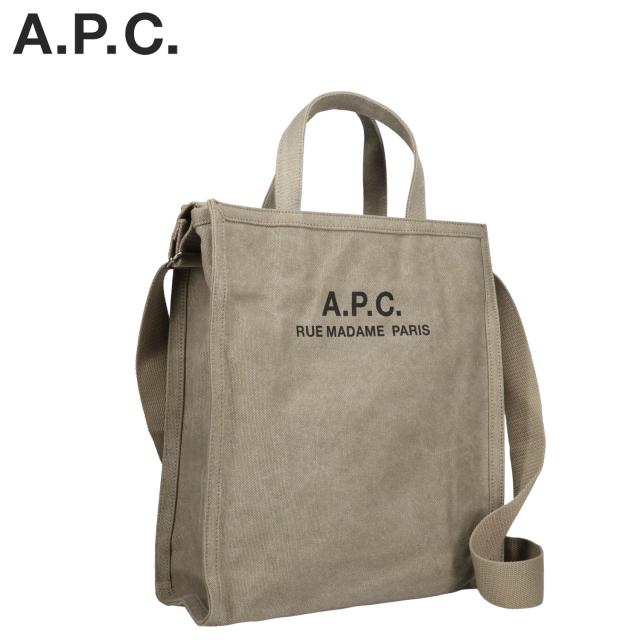 A.P.C. アーペーセー トートバッグ キャンバス ショルダー リキュペラシオン メンズ レディース 斜めがけ A4 CODBM H61318