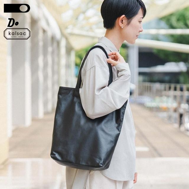 DO ドー バッグ トートバッグ メンズ レディース A4 軽量 日本製 ファスナー 付き SIMPLE LEATHER TOTE ブラック 黒 52110262
