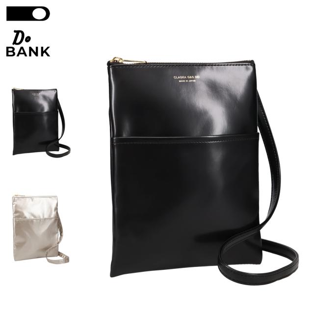 DO ドー バッグ ポシェット メンズ レディース 斜めがけ 軽い フラット ブラック シルバー 黒
