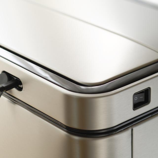 EKO イーケーオー エックスウィング センサービン ゴミ箱 ダストボックス 30L ふた付き 自動 分別 キッチン ゴミ袋が見えない EK9387RMMT_13