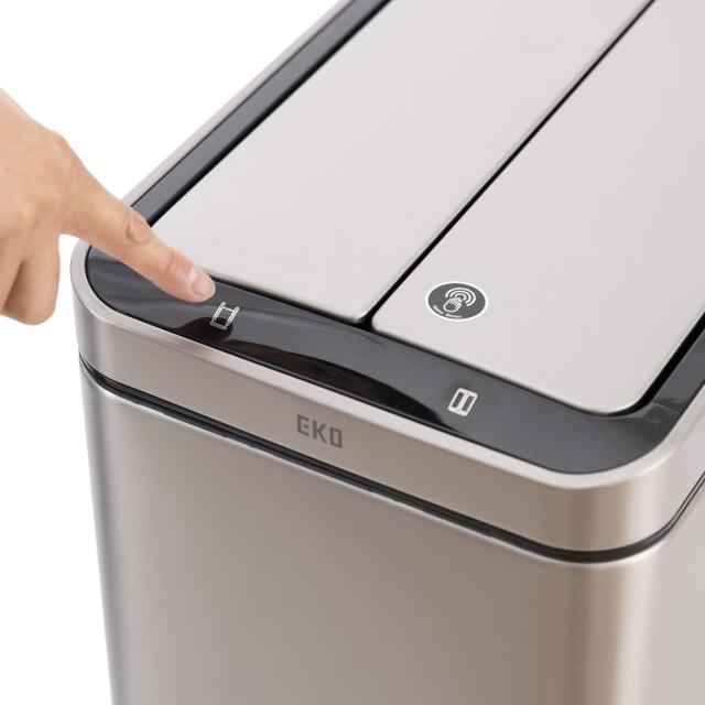 EKO イーケーオー エックスウィング センサービン ゴミ箱 ダストボックス 30L ふた付き 自動 分別 キッチン ゴミ袋が見えない EK9387RMMT_8