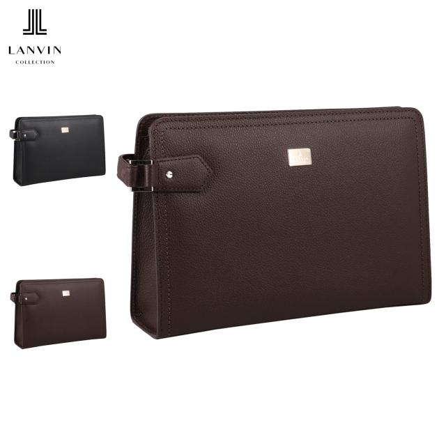 ランバン コレクション LANVIN COLLECTION バッグ クラッチバッグ セカンドバッグ マクシム メンズ 本革 ブラック ブラウン 黒 280222