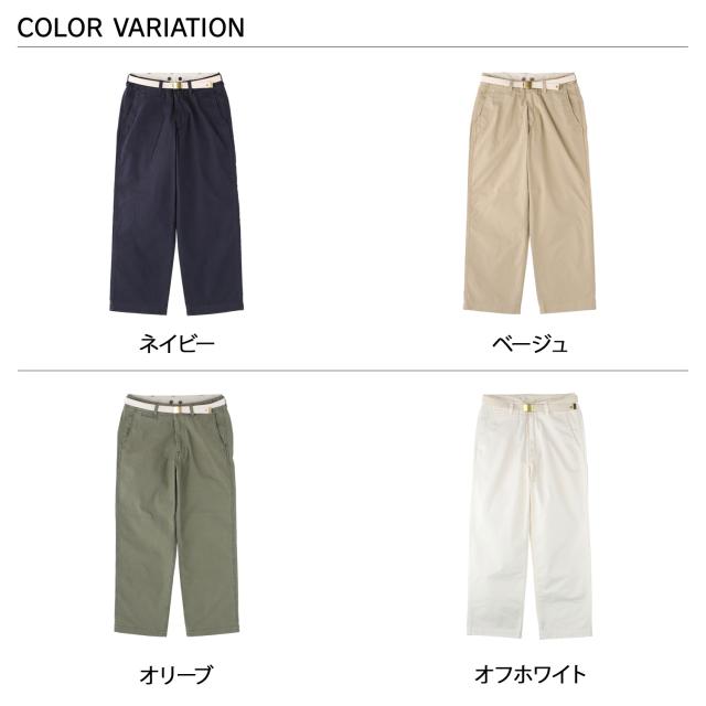 MASTER&Co. マスターアンドコー チノ パンツ チノパン レディース ベルト付き CHINO LONG TROUSERS ネイビー ベージュ MC076_1