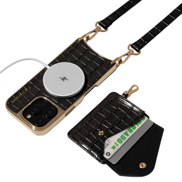 BANDOLIER バンドリヤー スマホショルダー iphone16 スマホケース アイフォン メンズ レディース ブラック 12CAS_2